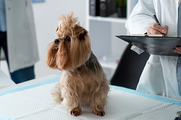 a-dog-sitting-on-a-table